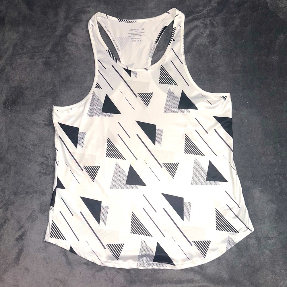 Jed North - Classic Stringer Tank - White/Black - M